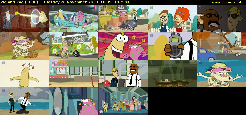 Zig and Zag (CBBC) Tuesday 20 November 2018 18:35 - 18:45