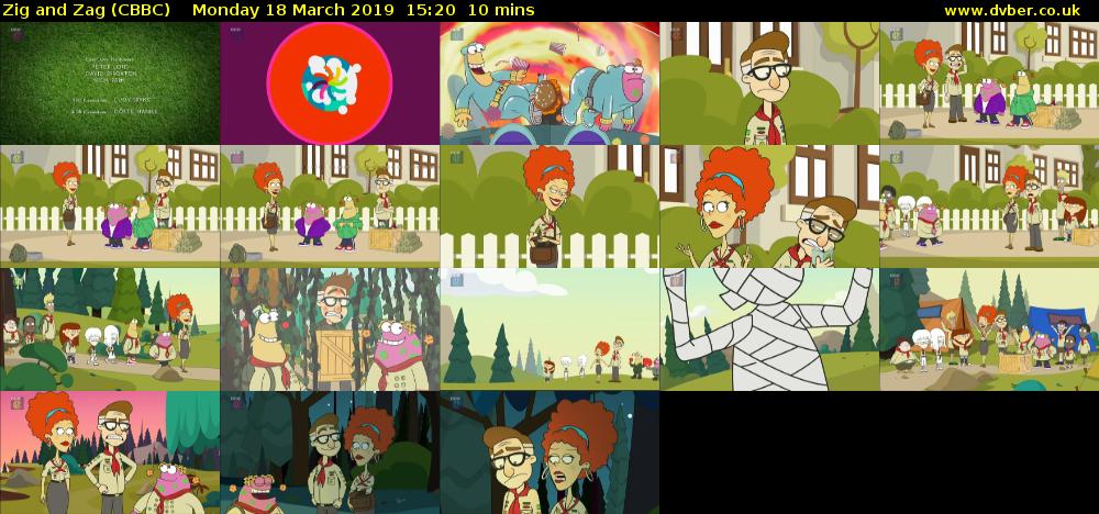 Zig and Zag (CBBC) Monday 18 March 2019 15:20 - 15:30
