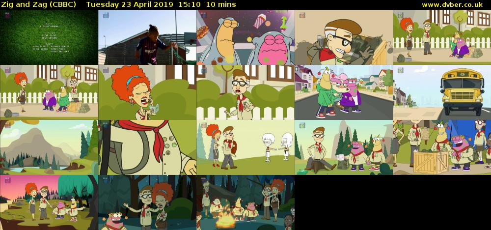 Zig and Zag (CBBC) Tuesday 23 April 2019 15:10 - 15:20
