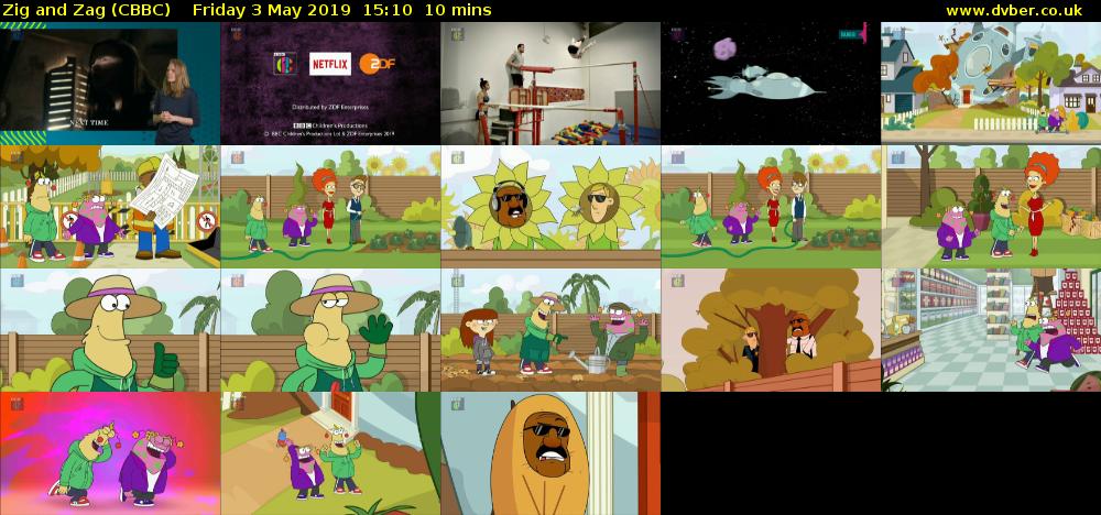 Zig and Zag (CBBC) Friday 3 May 2019 15:10 - 15:20