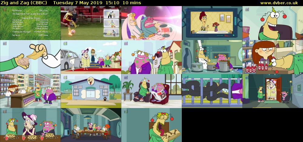 Zig and Zag (CBBC) Tuesday 7 May 2019 15:10 - 15:20