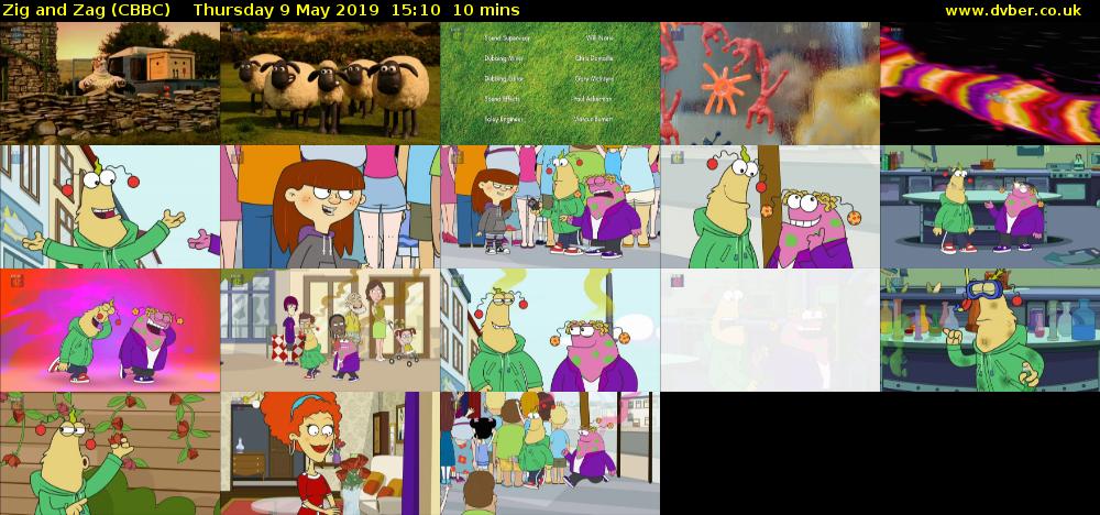 Zig and Zag (CBBC) Thursday 9 May 2019 15:10 - 15:20