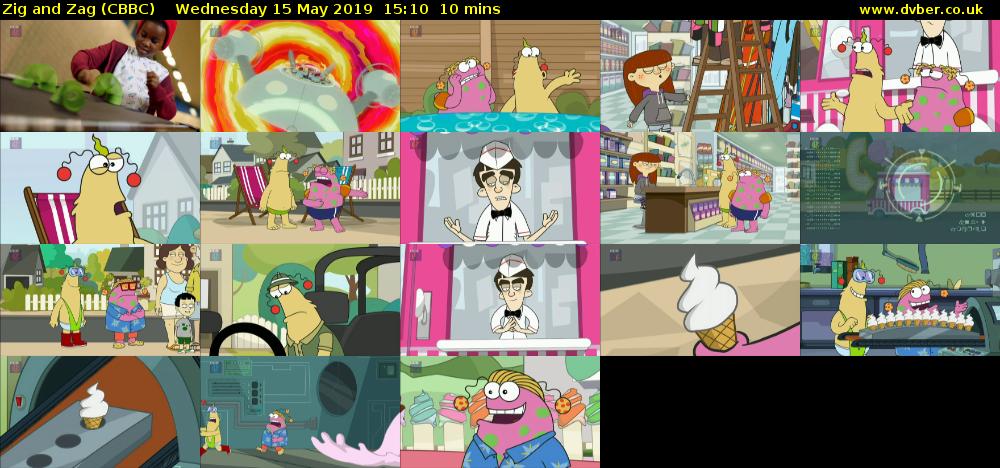 Zig and Zag (CBBC) Wednesday 15 May 2019 15:10 - 15:20