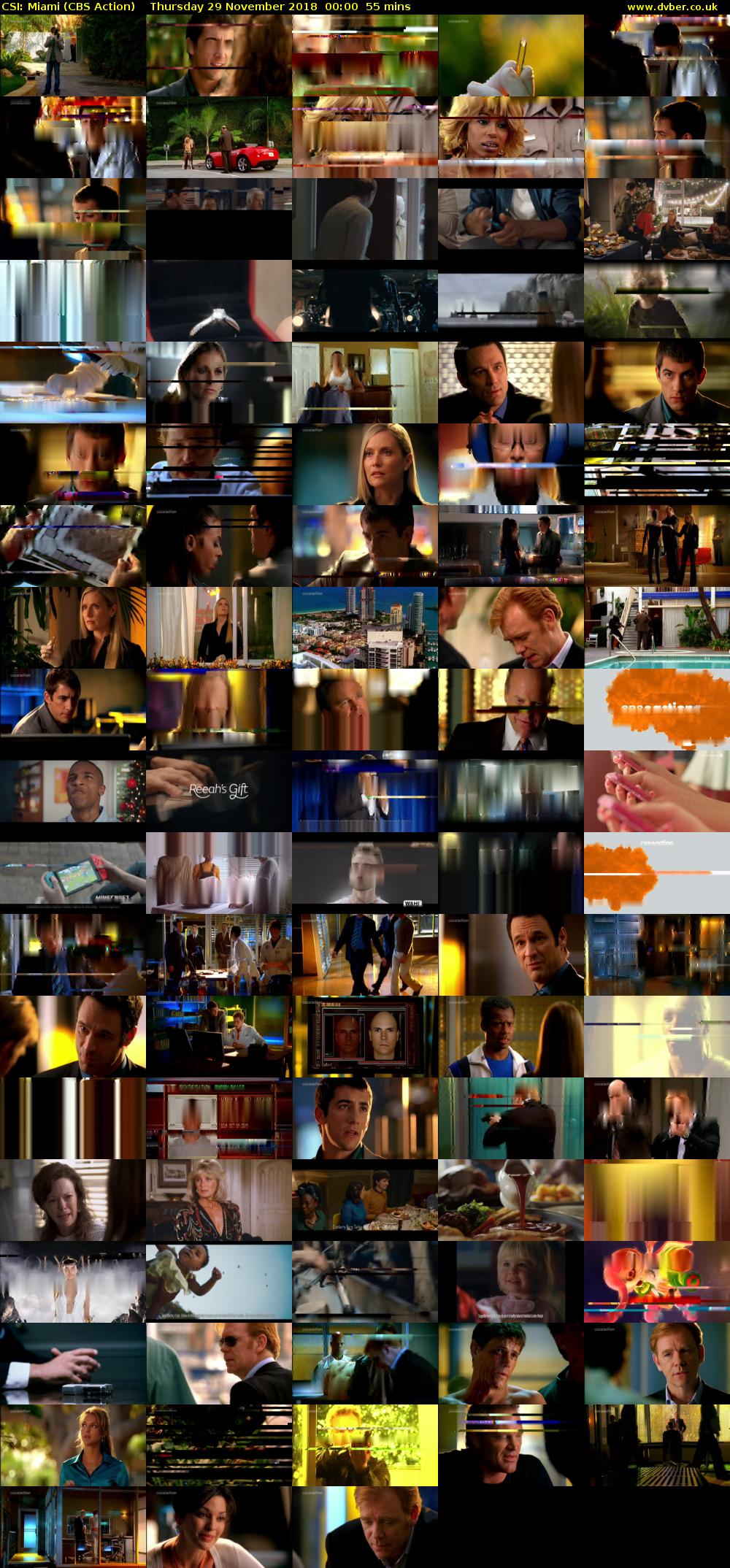 CSI: Miami (CBS Action) Thursday 29 November 2018 00:00 - 00:55