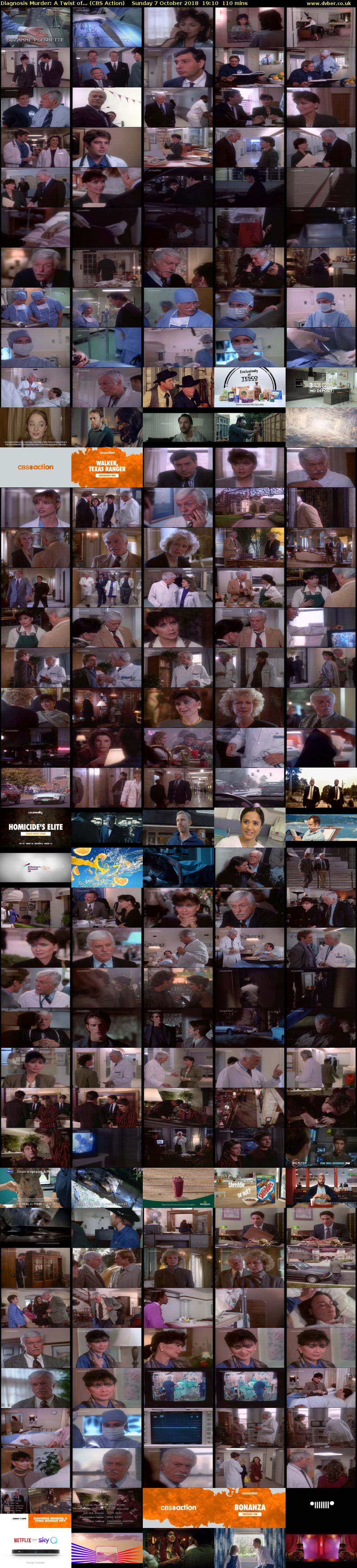 Diagnosis Murder: A Twist of... (CBS Action) Sunday 7 October 2018 19:10 - 21:00