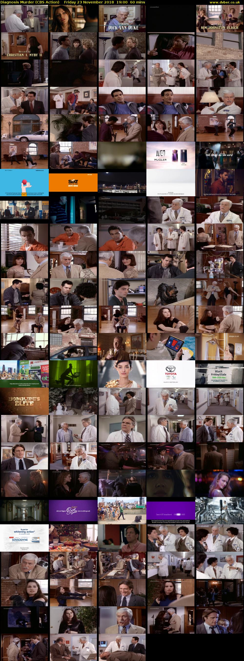 Diagnosis Murder (CBS Action) Friday 23 November 2018 19:00 - 20:00