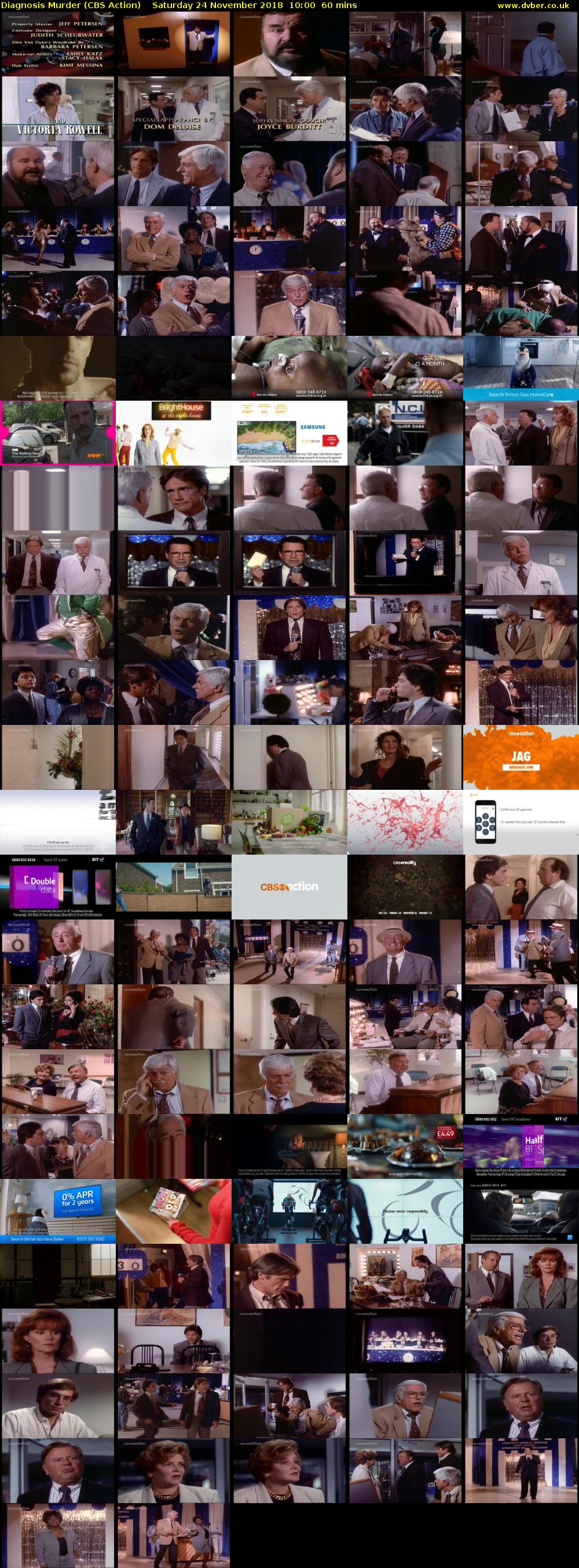 Diagnosis Murder (CBS Action) Saturday 24 November 2018 10:00 - 11:00