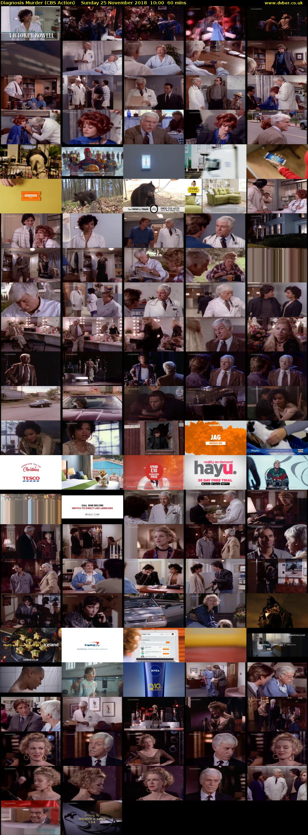 Diagnosis Murder (CBS Action) Sunday 25 November 2018 10:00 - 11:00