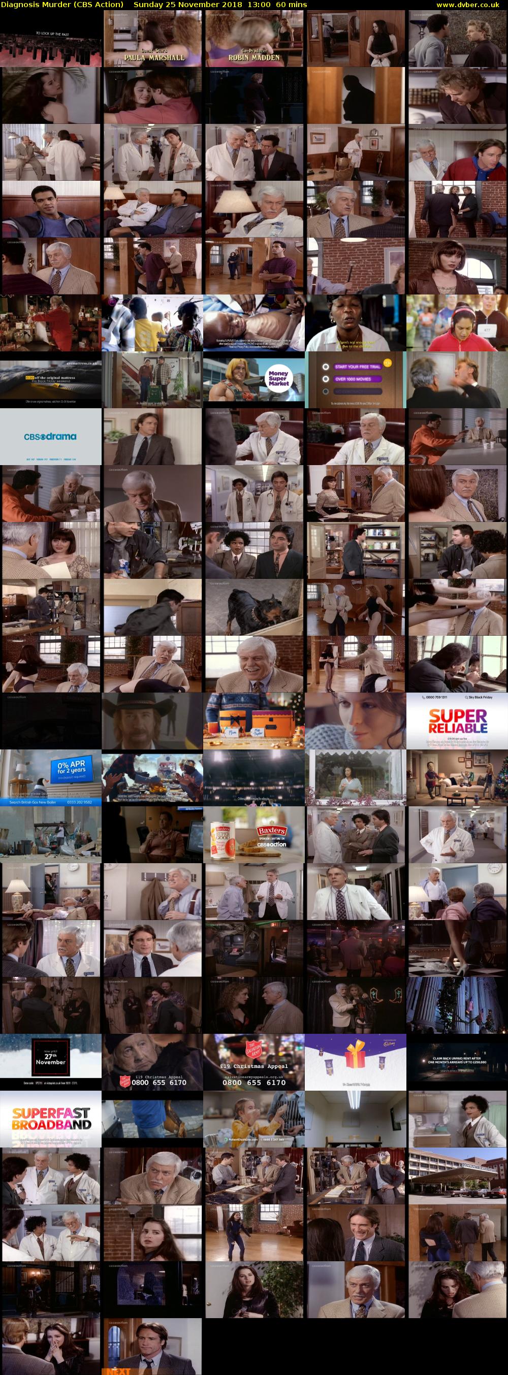 Diagnosis Murder (CBS Action) Sunday 25 November 2018 13:00 - 14:00