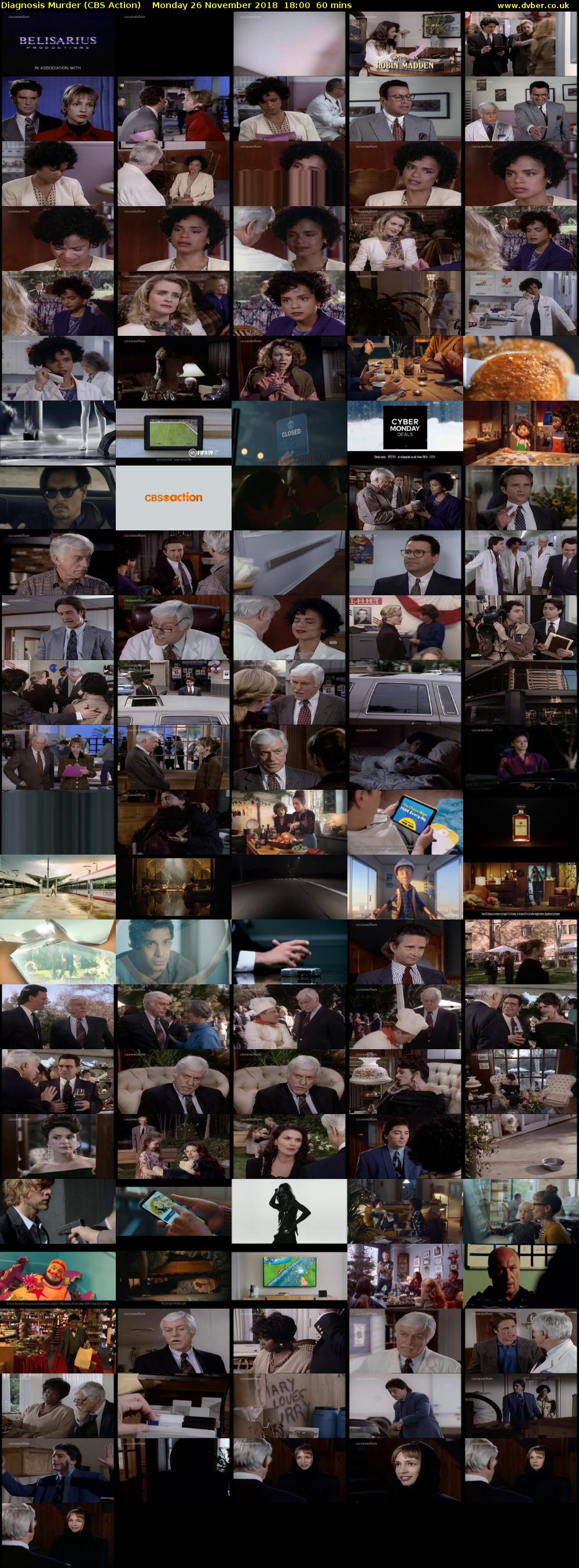 Diagnosis Murder (CBS Action) Monday 26 November 2018 18:00 - 19:00