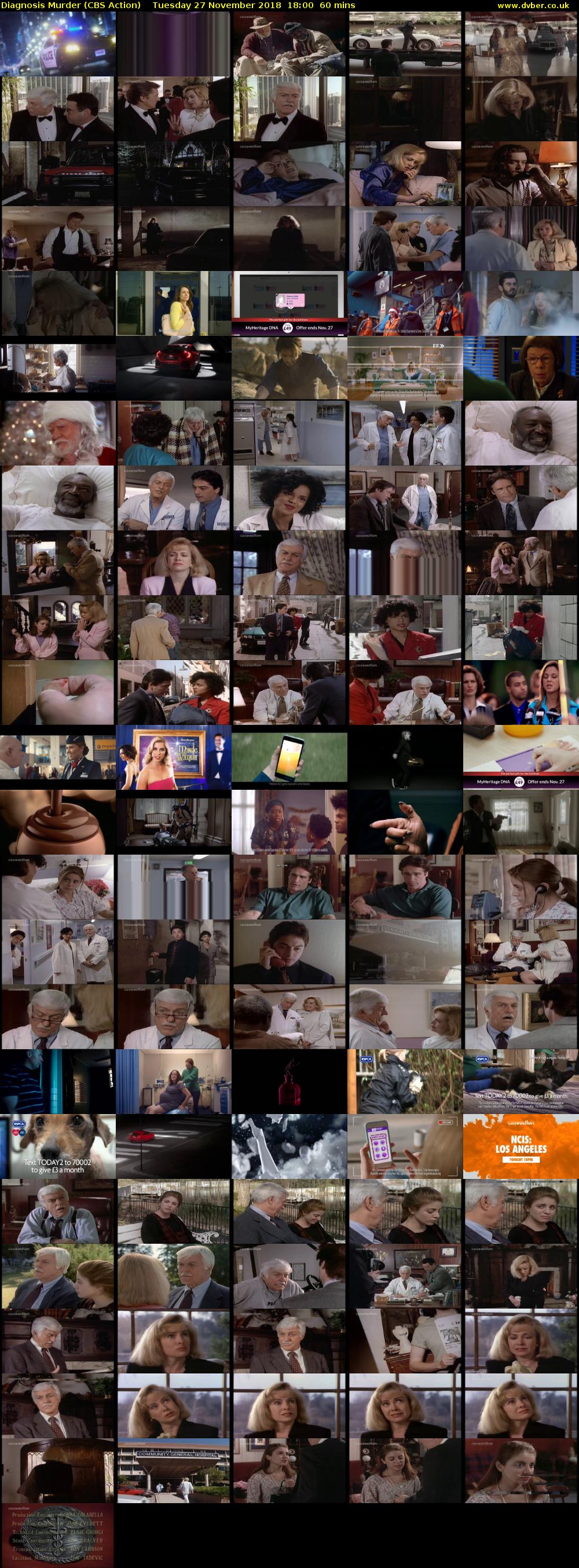 Diagnosis Murder (CBS Action) Tuesday 27 November 2018 18:00 - 19:00