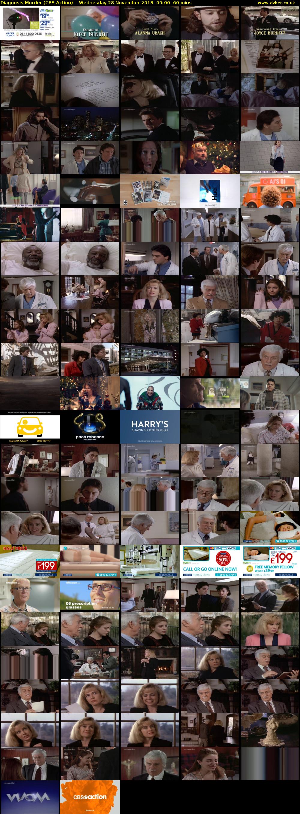 Diagnosis Murder (CBS Action) Wednesday 28 November 2018 09:00 - 10:00