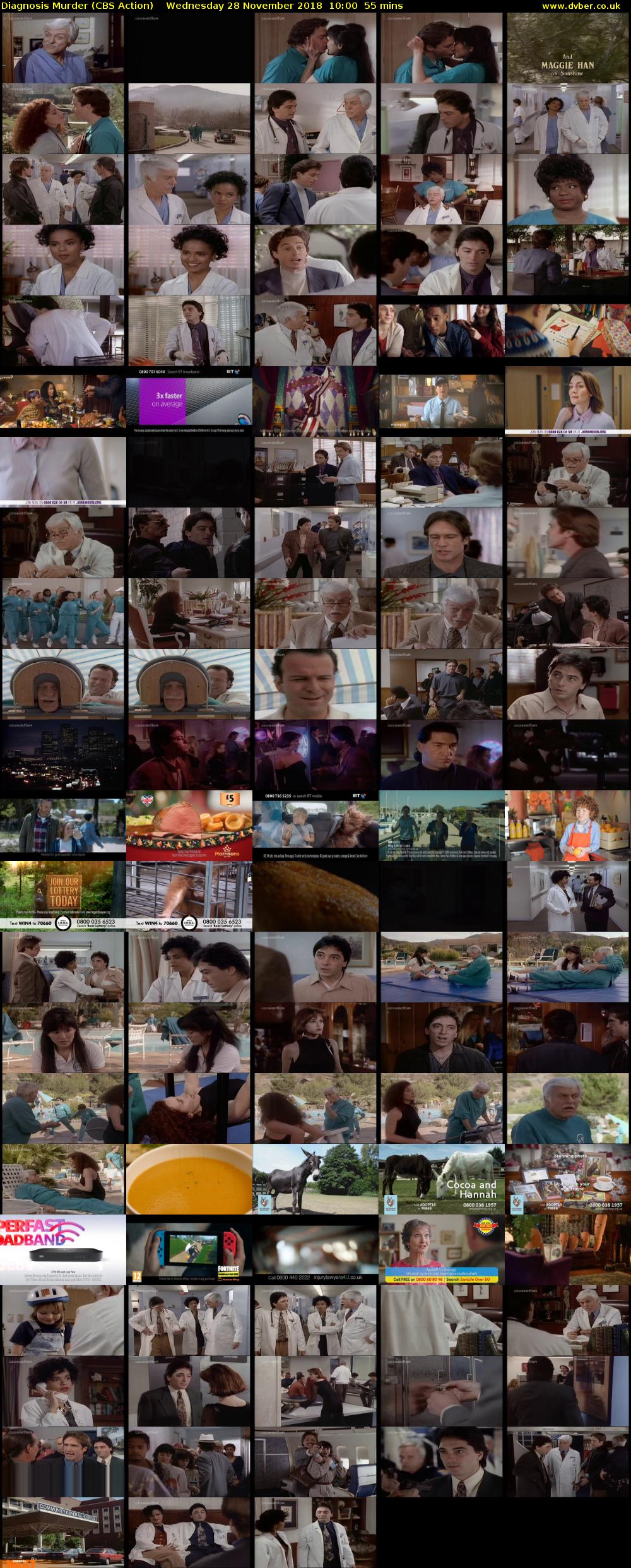 Diagnosis Murder (CBS Action) Wednesday 28 November 2018 10:00 - 10:55