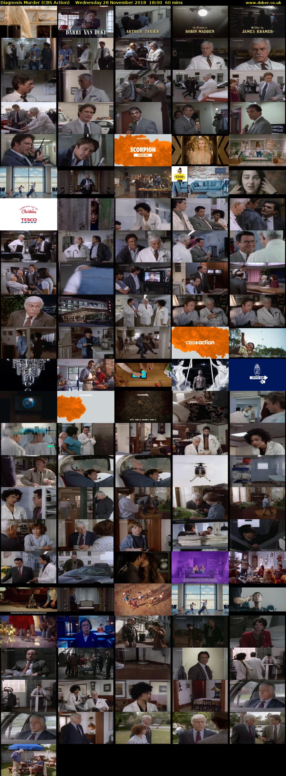 Diagnosis Murder (CBS Action) Wednesday 28 November 2018 18:00 - 19:00