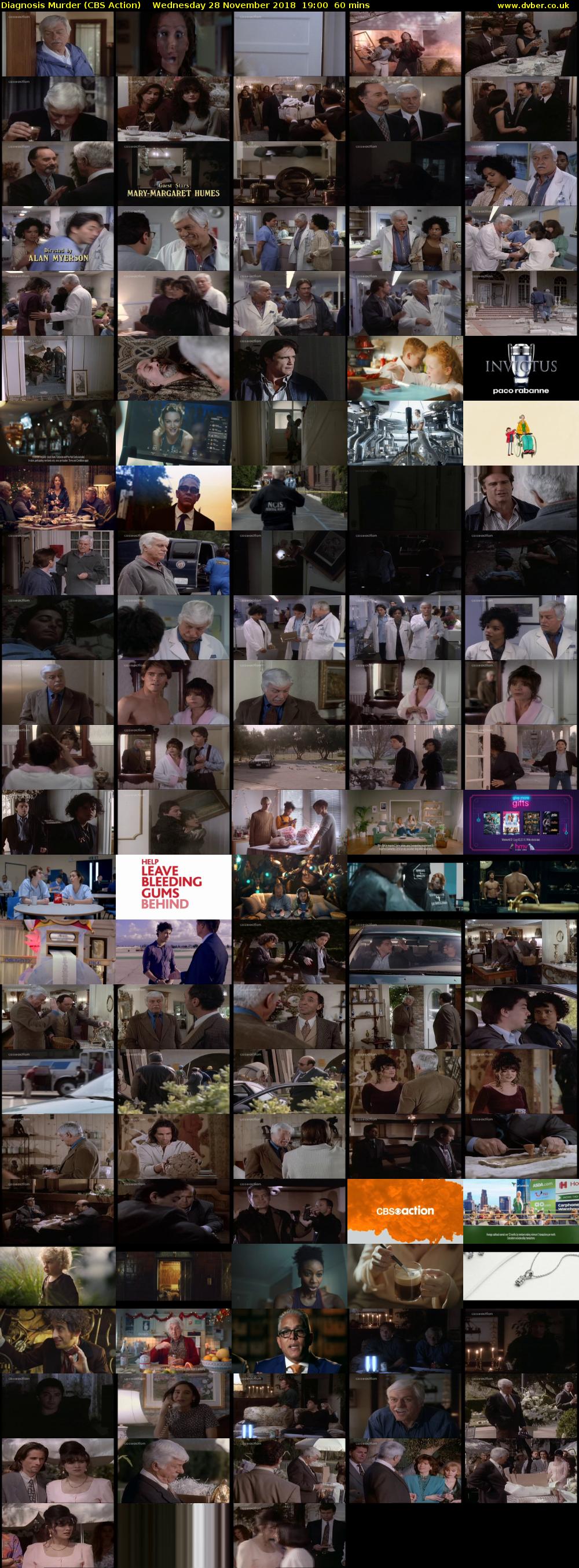 Diagnosis Murder (CBS Action) Wednesday 28 November 2018 19:00 - 20:00