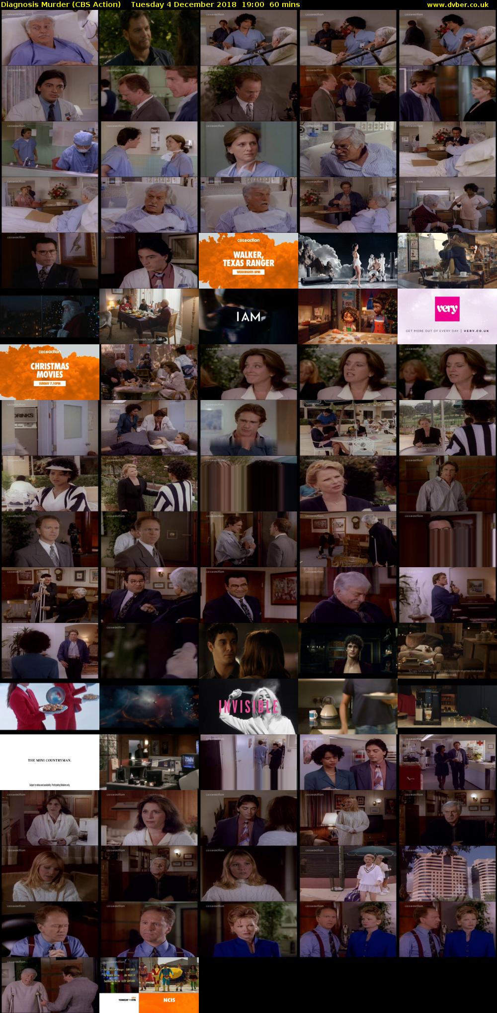 Diagnosis Murder (CBS Action) Tuesday 4 December 2018 19:00 - 20:00