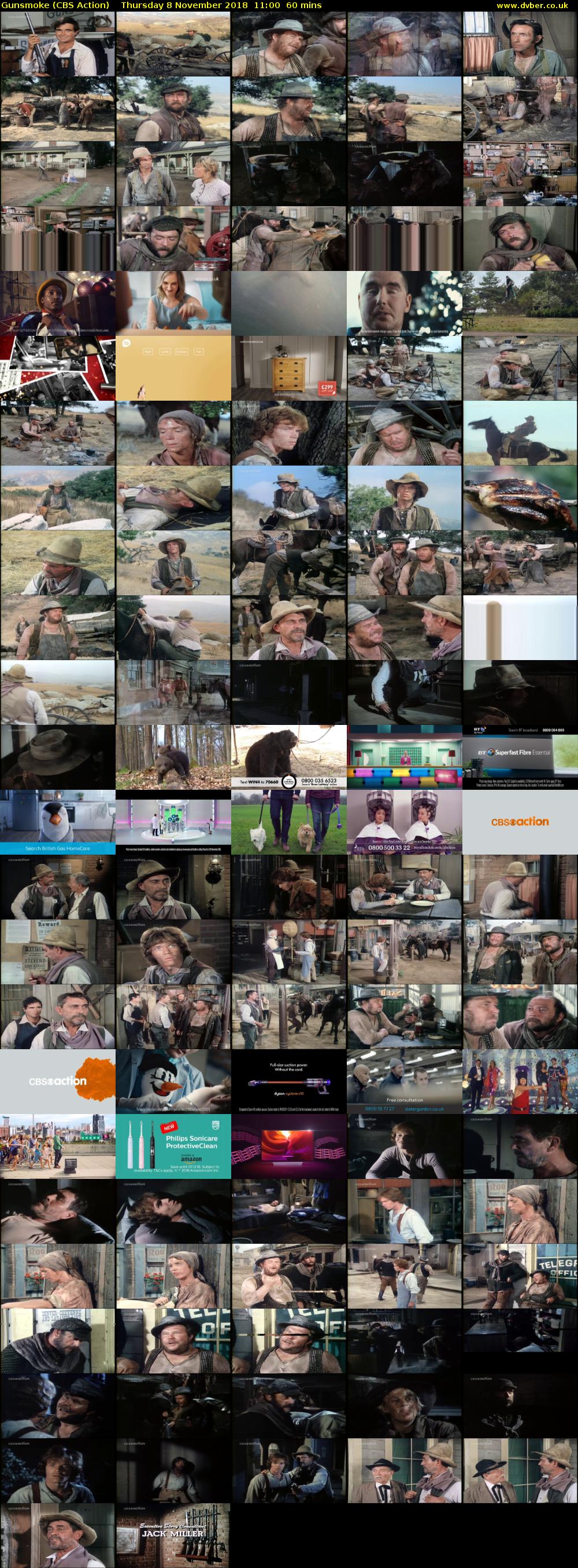 Gunsmoke (CBS Action) Thursday 8 November 2018 11:00 - 12:00