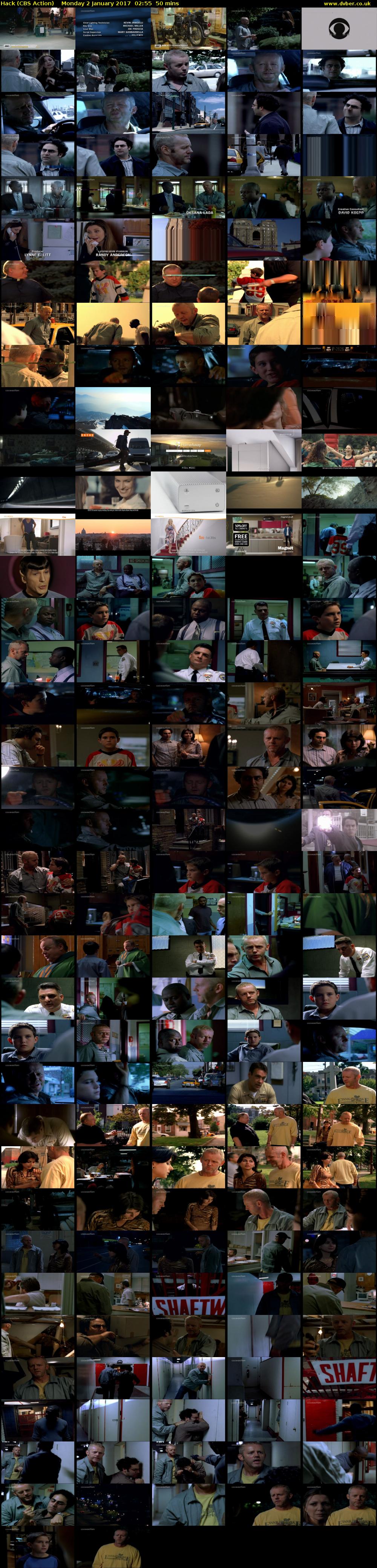 Hack (CBS Action) Monday 2 January 2017 02:55 - 03:45