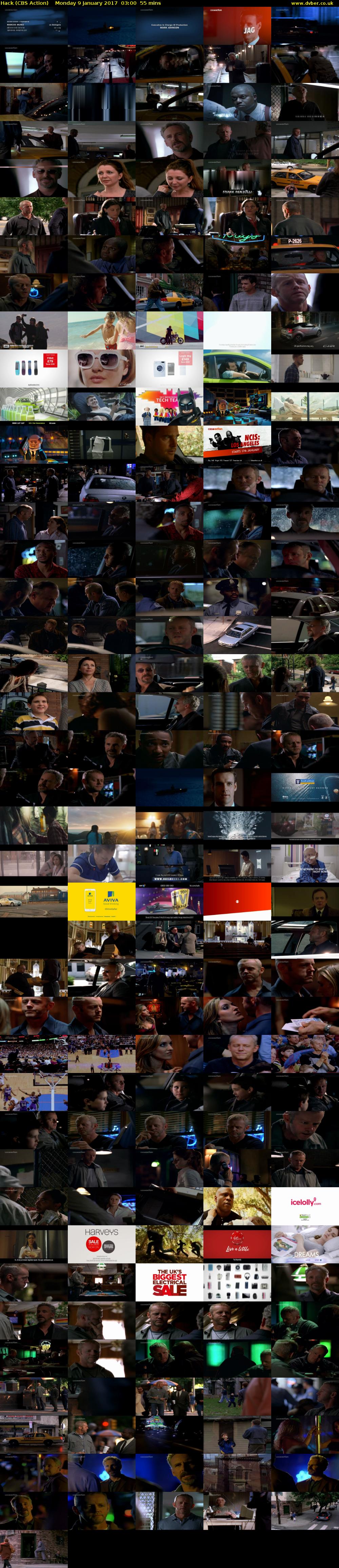 Hack (CBS Action) Monday 9 January 2017 03:00 - 03:55