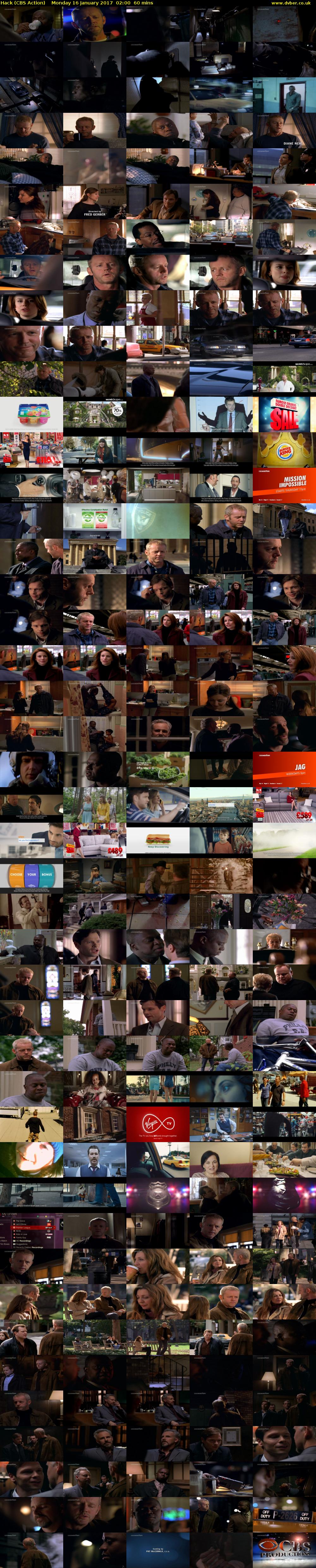 Hack (CBS Action) Monday 16 January 2017 02:00 - 03:00