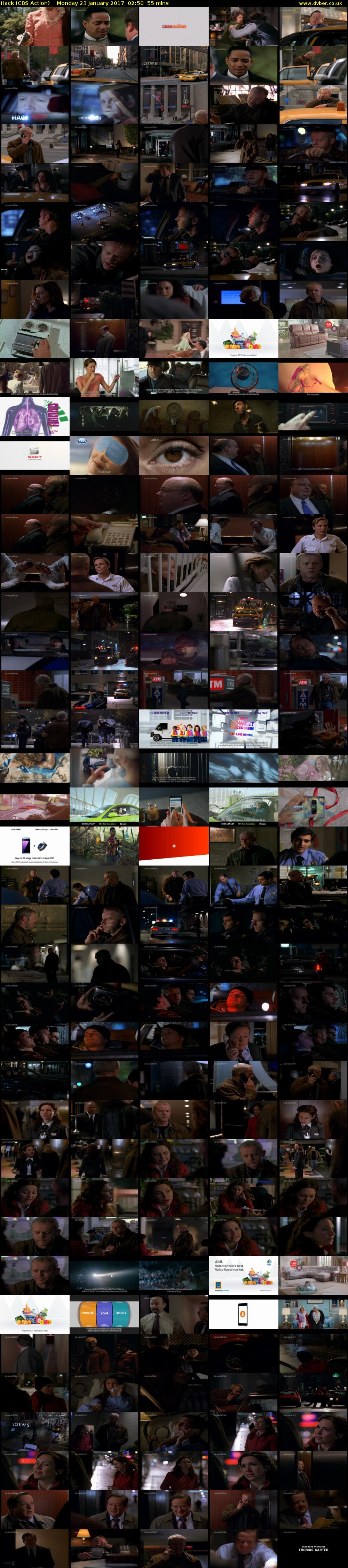 Hack (CBS Action) Monday 23 January 2017 02:50 - 03:45