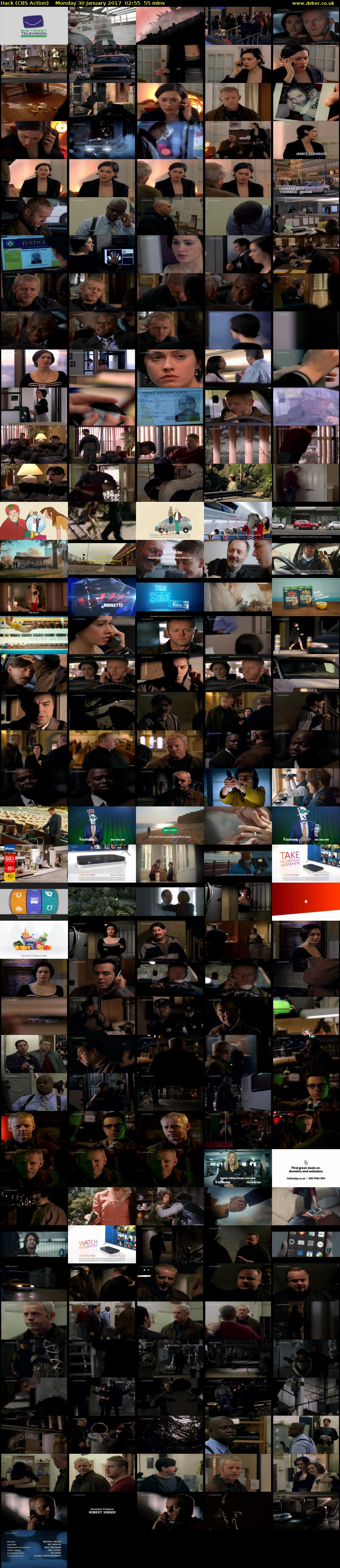 Hack (CBS Action) Monday 30 January 2017 02:55 - 03:50