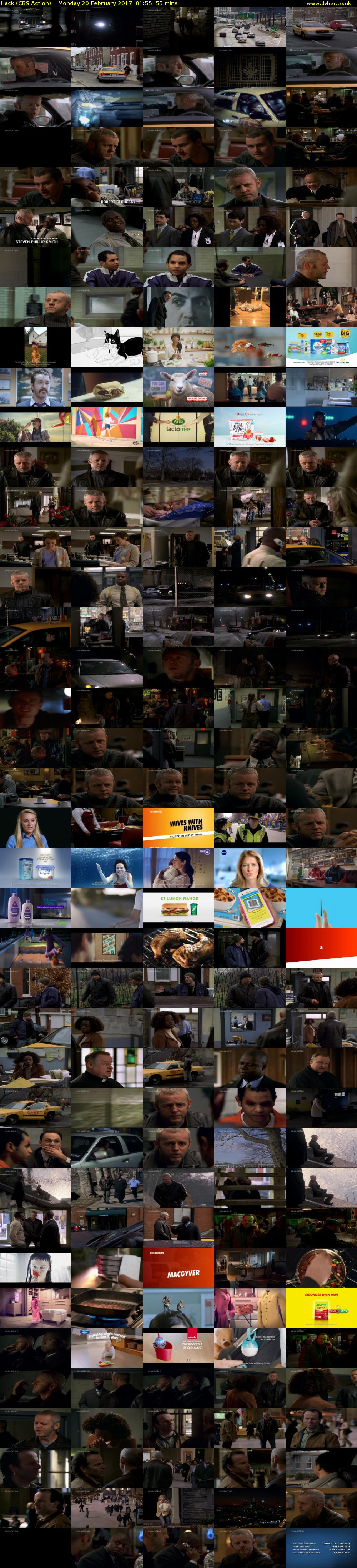 Hack (CBS Action) Monday 20 February 2017 01:55 - 02:50
