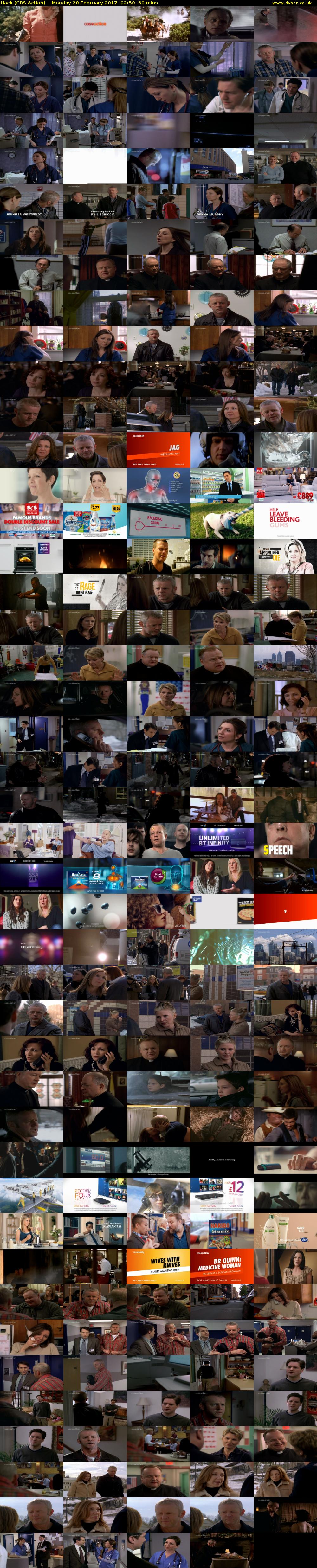 Hack (CBS Action) Monday 20 February 2017 02:50 - 03:50