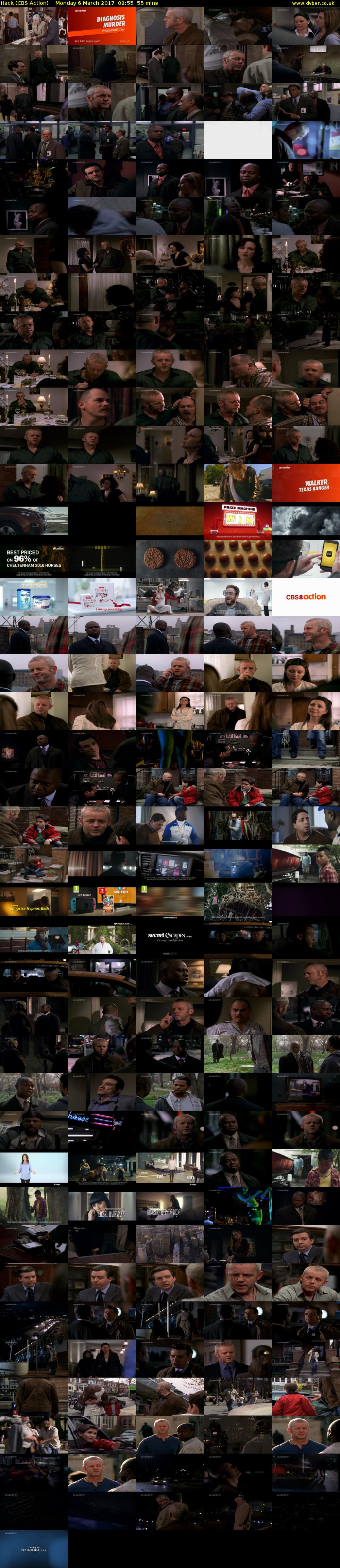 Hack (CBS Action) Monday 6 March 2017 02:55 - 03:50