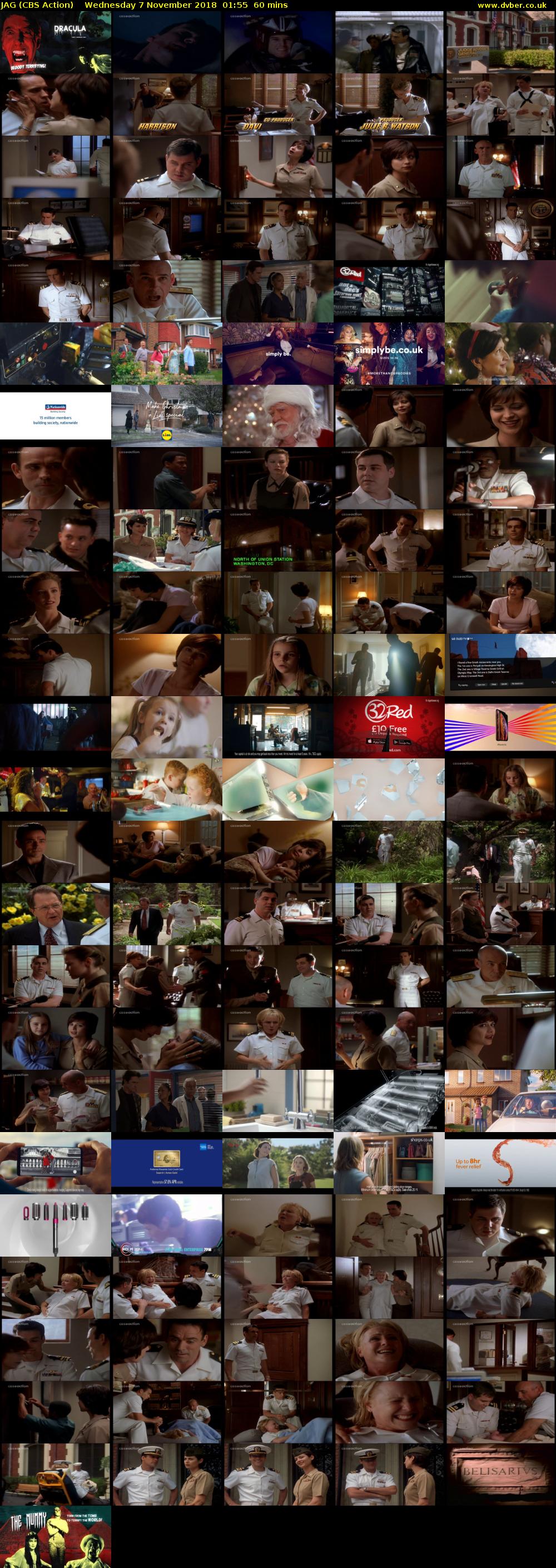 JAG (CBS Action) Wednesday 7 November 2018 01:55 - 02:55