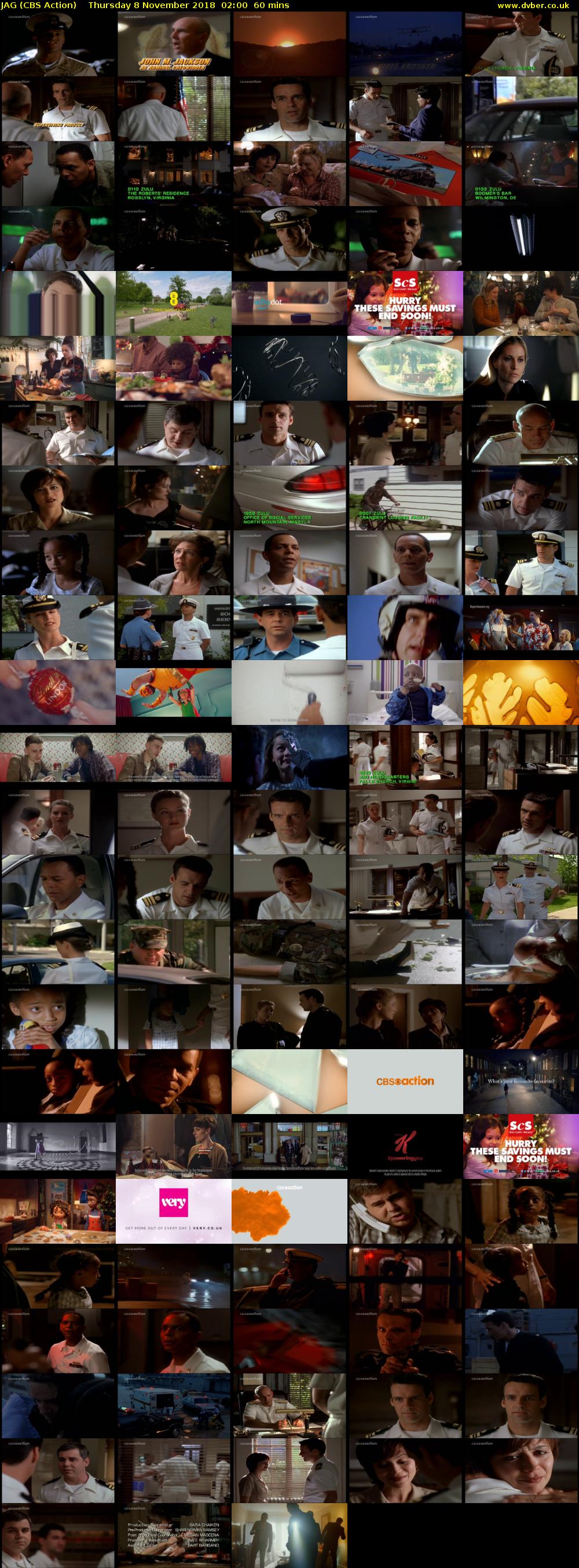 JAG (CBS Action) Thursday 8 November 2018 02:00 - 03:00