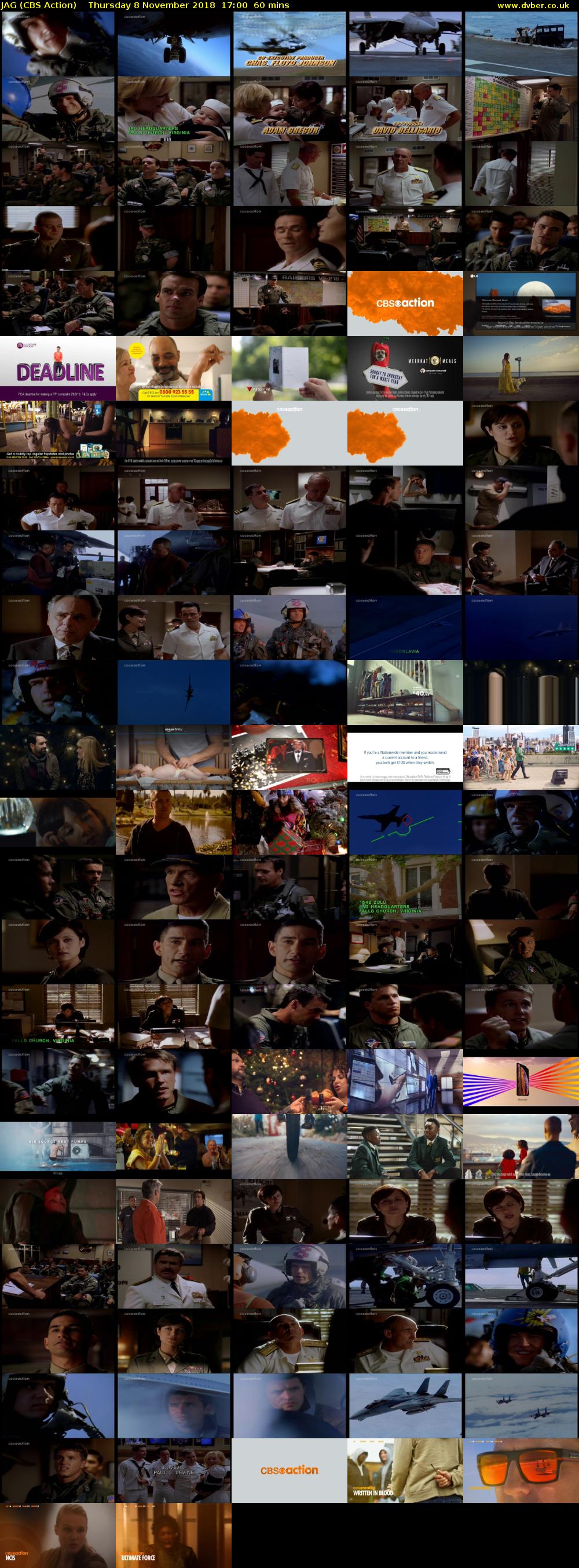 JAG (CBS Action) Thursday 8 November 2018 17:00 - 18:00