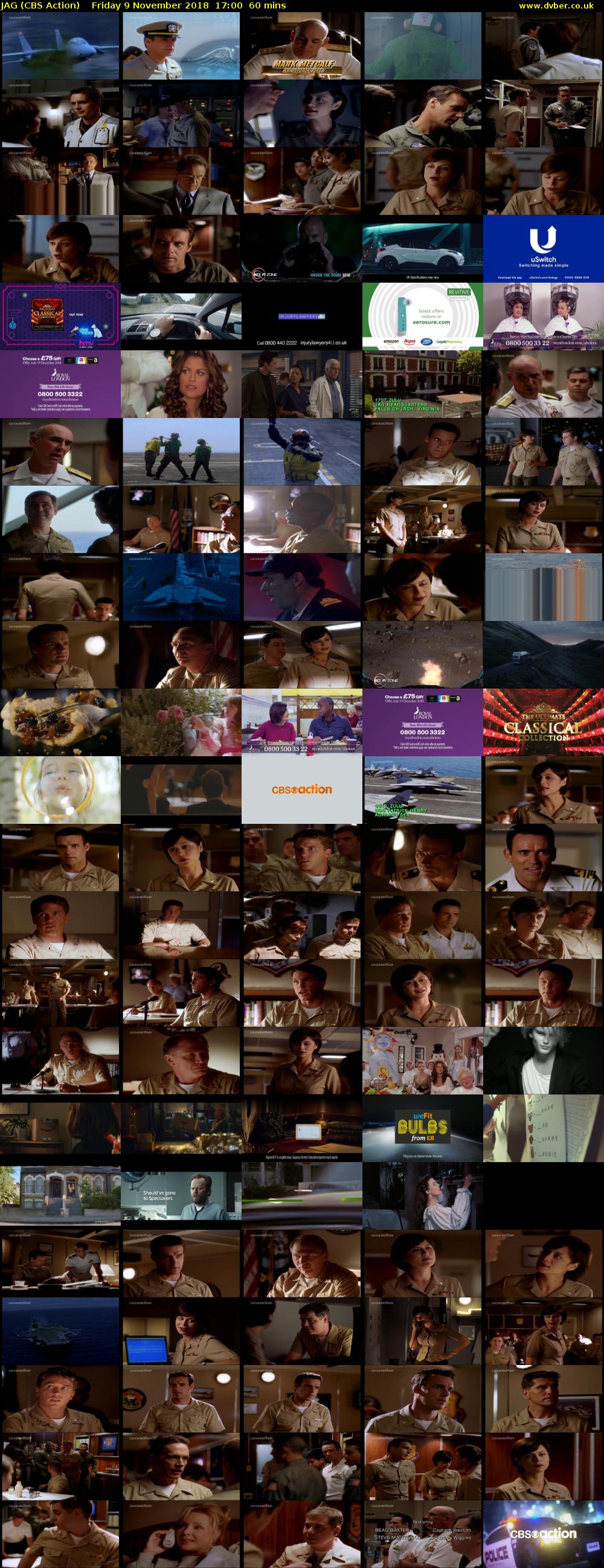 JAG (CBS Action) Friday 9 November 2018 17:00 - 18:00