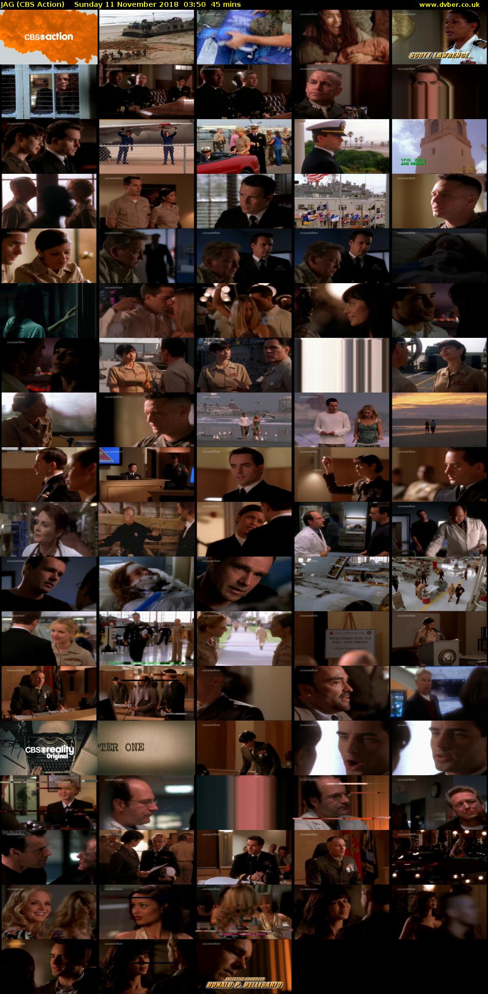 JAG (CBS Action) Sunday 11 November 2018 03:50 - 04:35