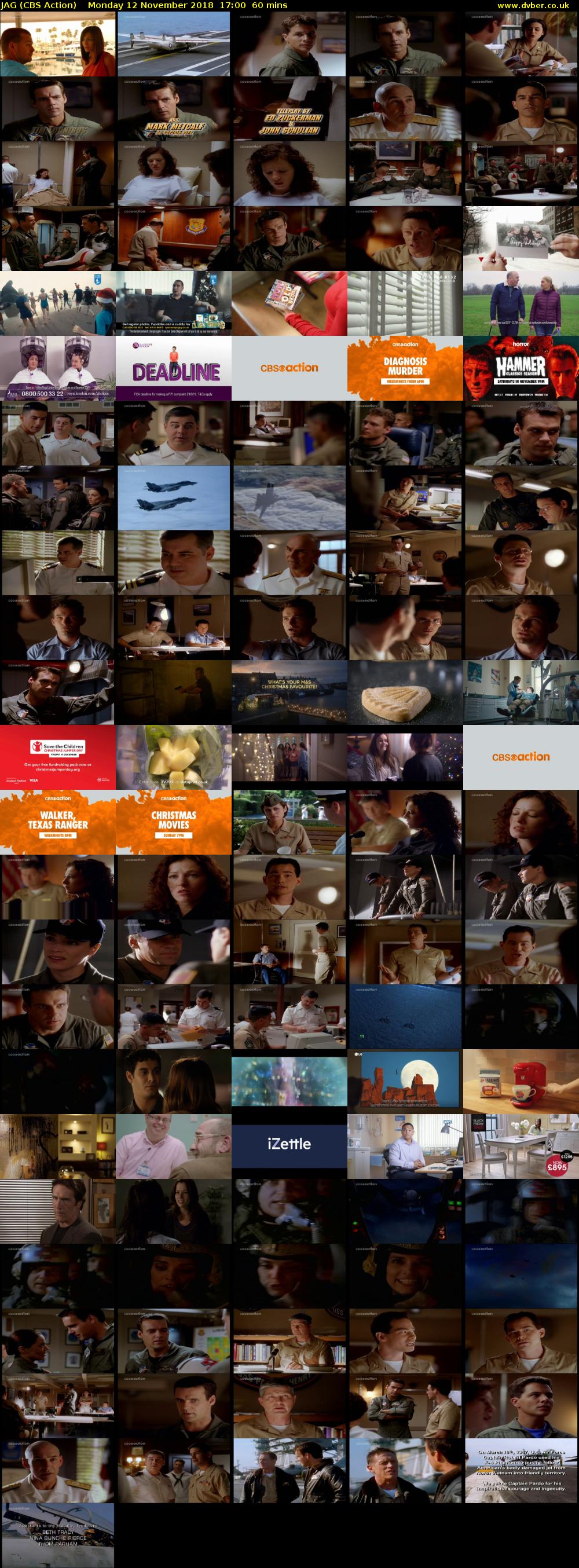 JAG (CBS Action) Monday 12 November 2018 17:00 - 18:00