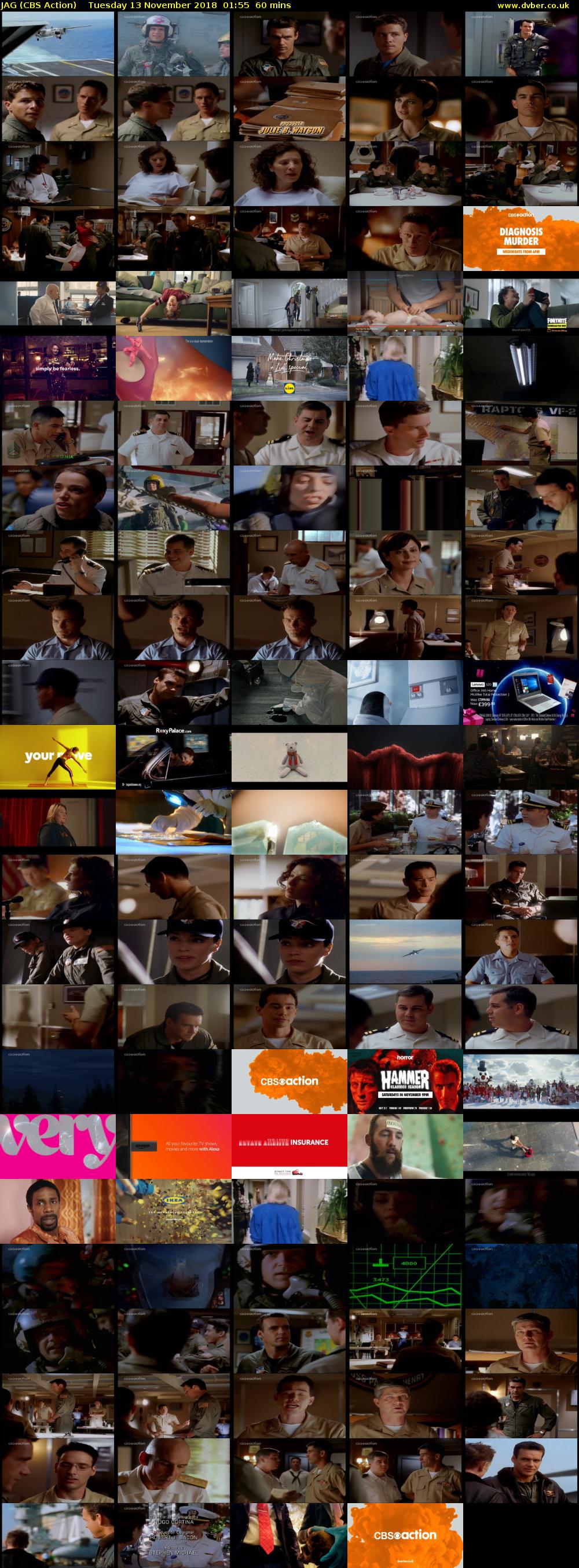 JAG (CBS Action) Tuesday 13 November 2018 01:55 - 02:55