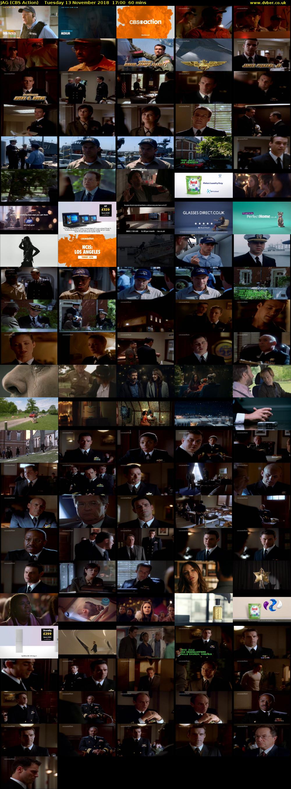 JAG (CBS Action) Tuesday 13 November 2018 17:00 - 18:00