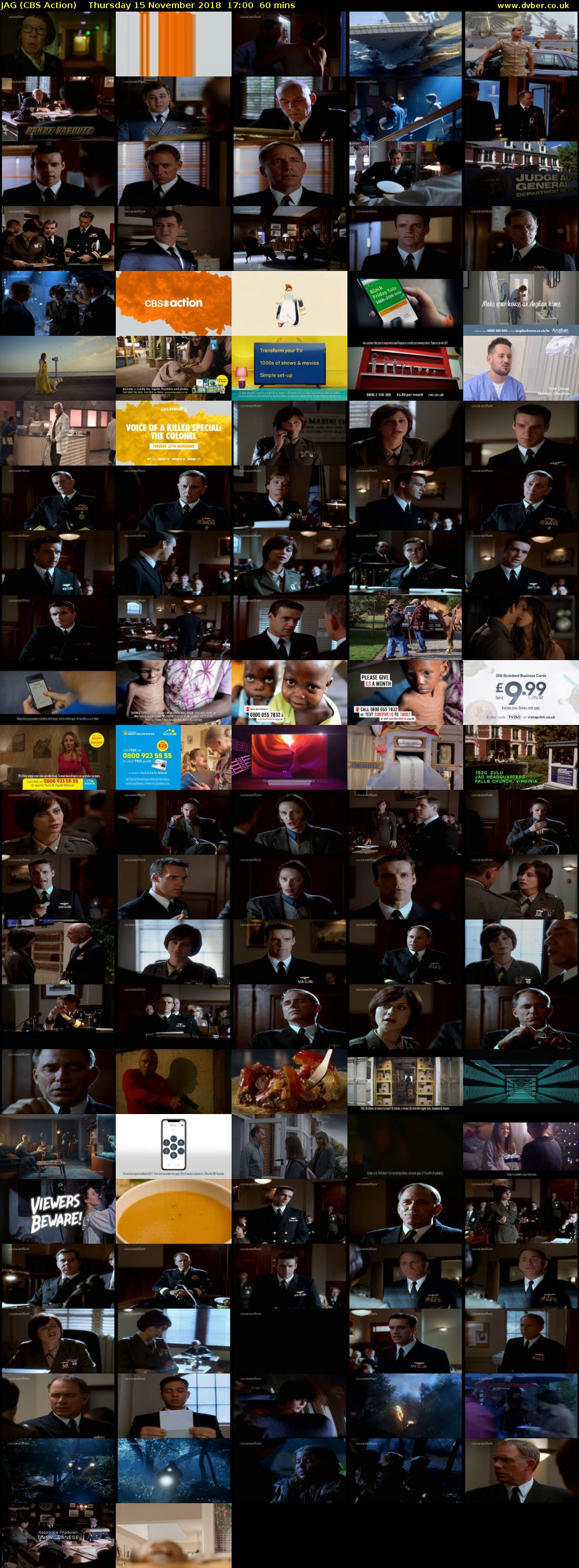 JAG (CBS Action) Thursday 15 November 2018 17:00 - 18:00