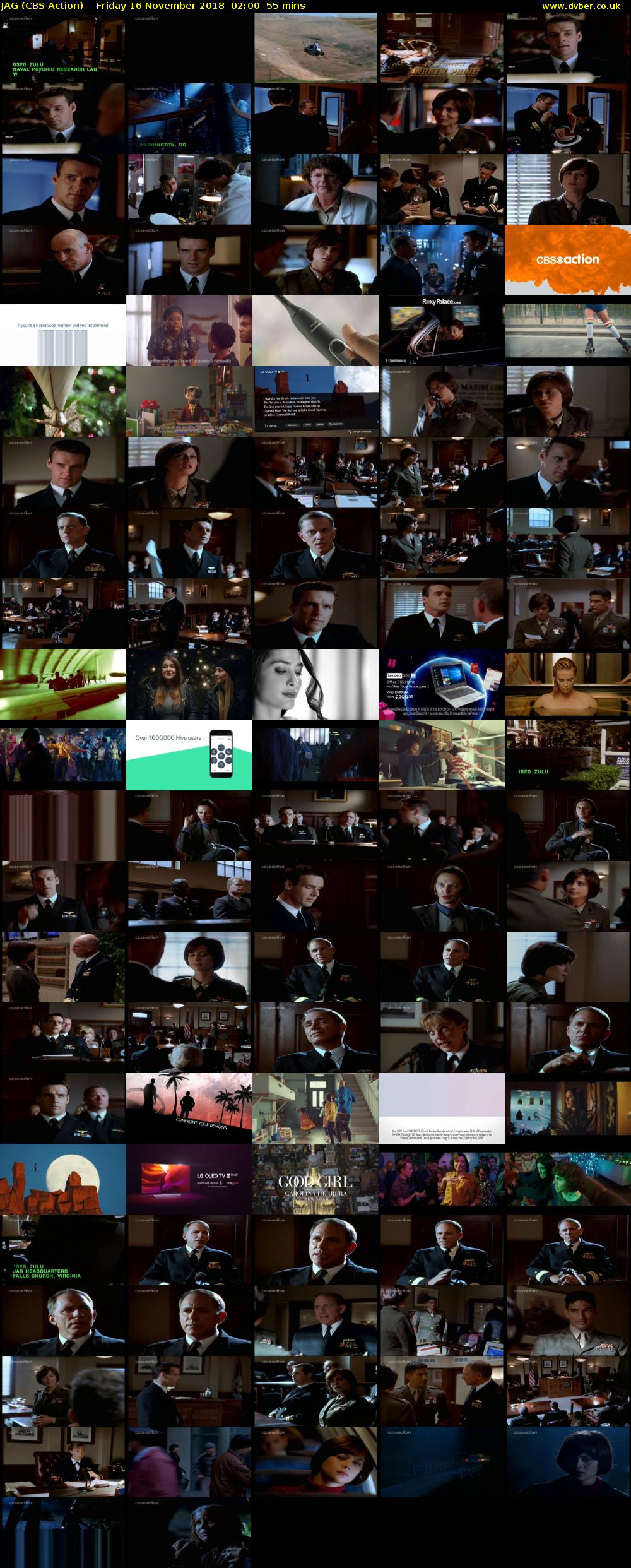 JAG (CBS Action) Friday 16 November 2018 02:00 - 02:55