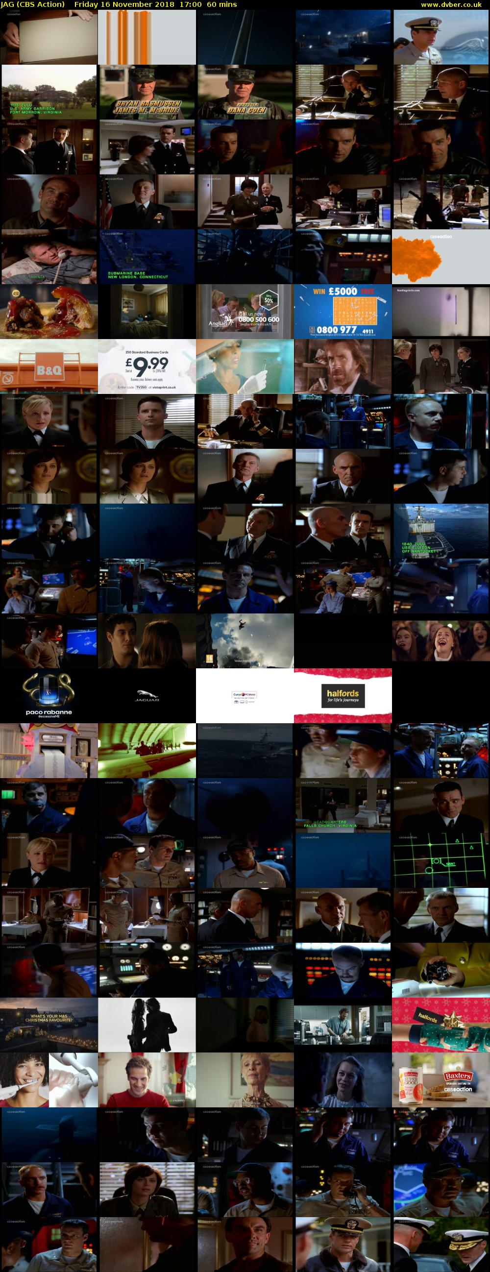 JAG (CBS Action) Friday 16 November 2018 17:00 - 18:00