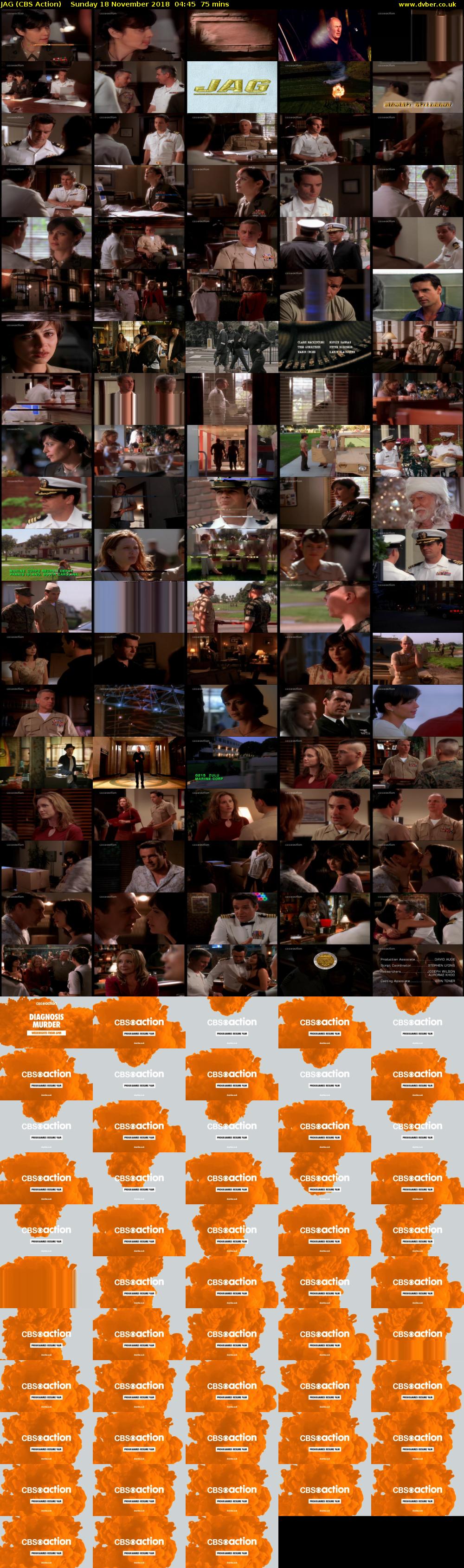 JAG (CBS Action) Sunday 18 November 2018 04:45 - 06:00