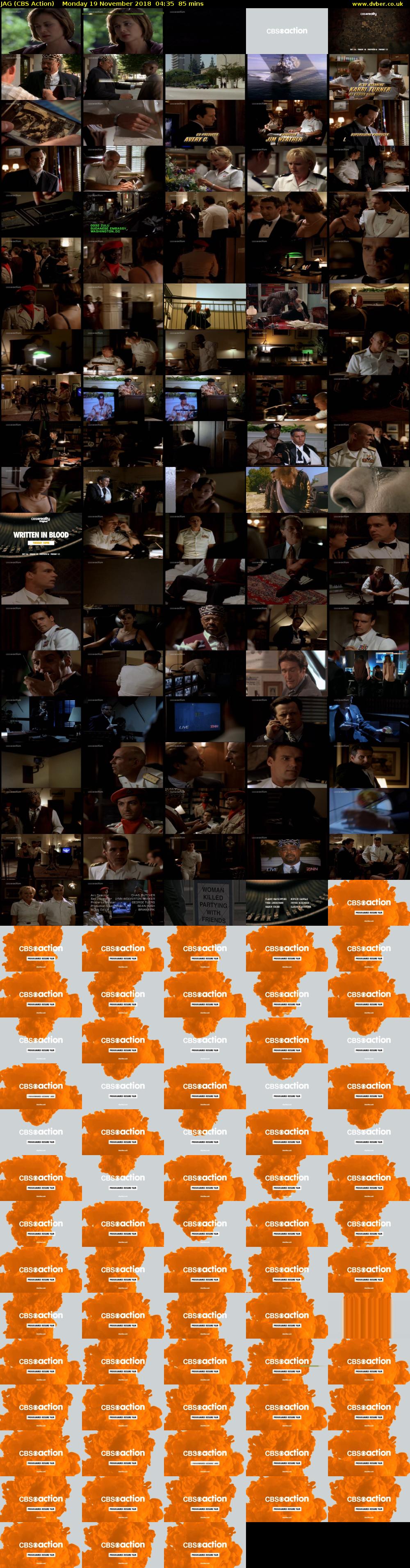 JAG (CBS Action) Monday 19 November 2018 04:35 - 06:00