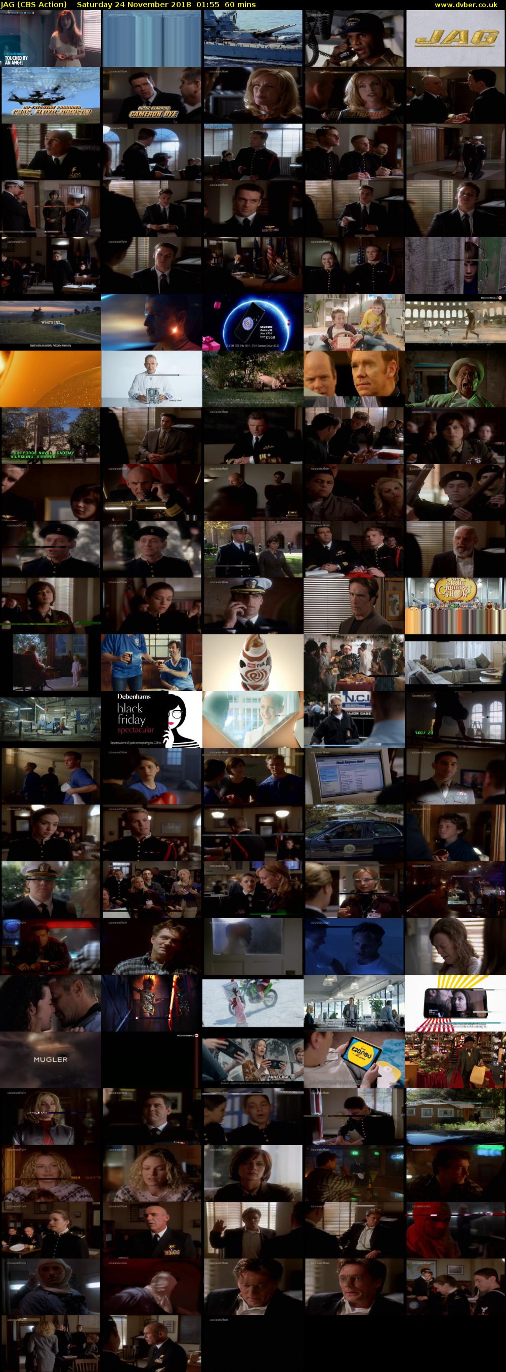 JAG (CBS Action) Saturday 24 November 2018 01:55 - 02:55