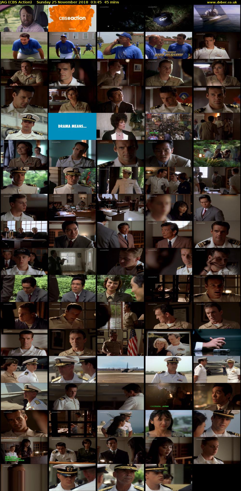 JAG (CBS Action) Sunday 25 November 2018 03:45 - 04:30