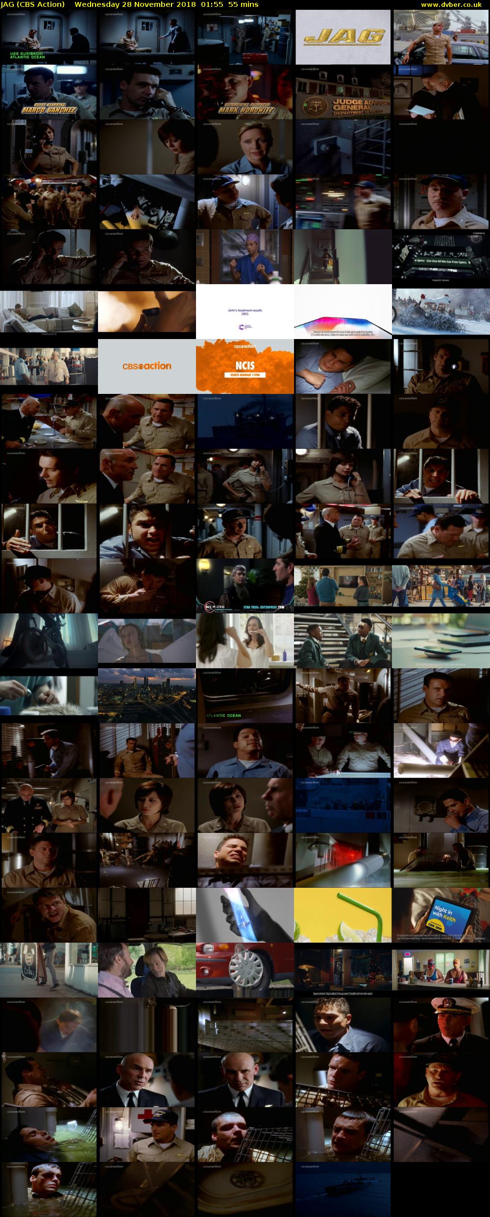 JAG (CBS Action) Wednesday 28 November 2018 01:55 - 02:50