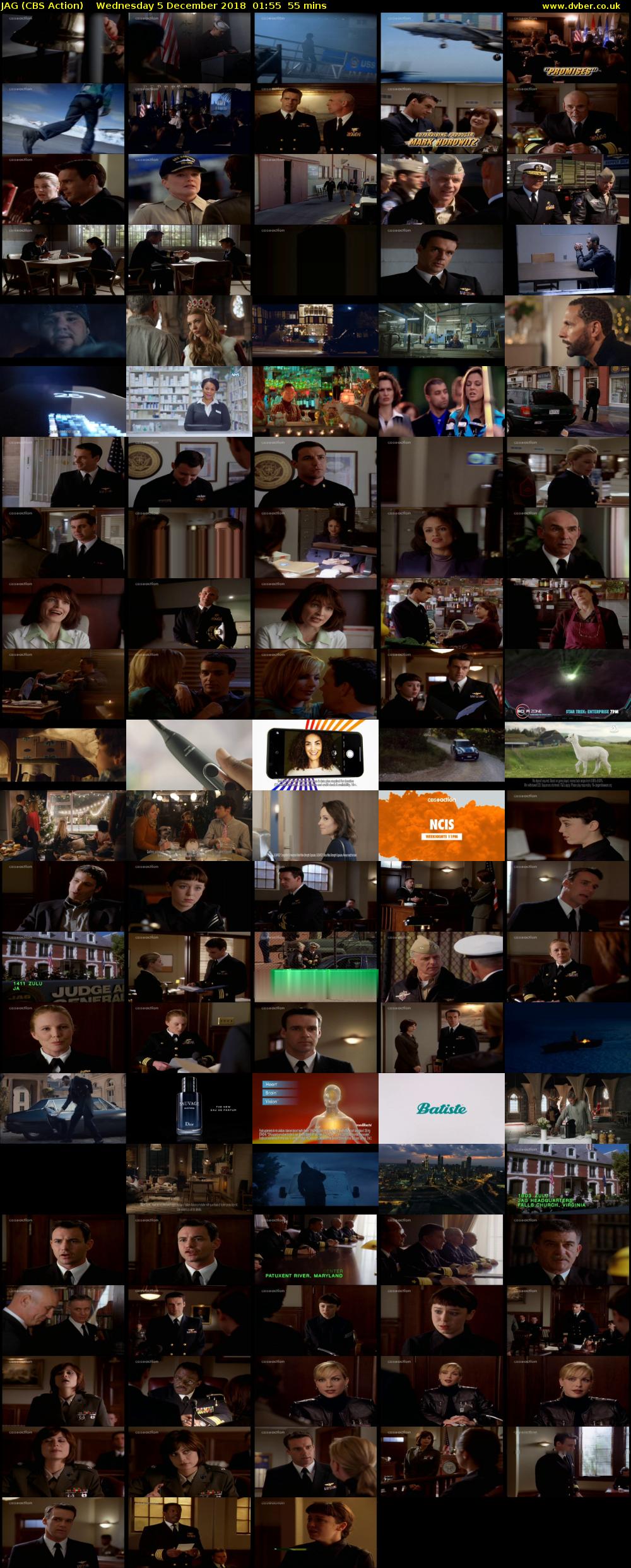 JAG (CBS Action) Wednesday 5 December 2018 01:55 - 02:50