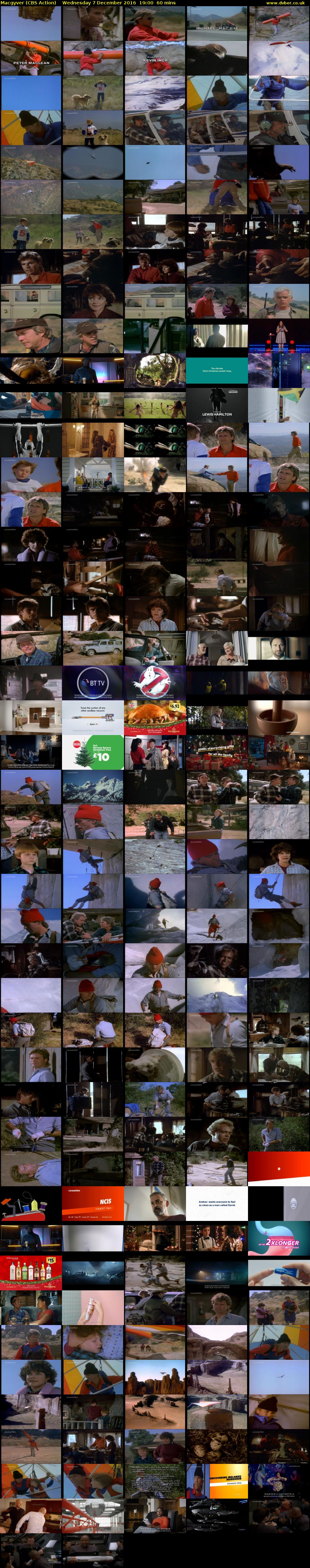 Macgyver (CBS Action) Wednesday 7 December 2016 19:00 - 20:00