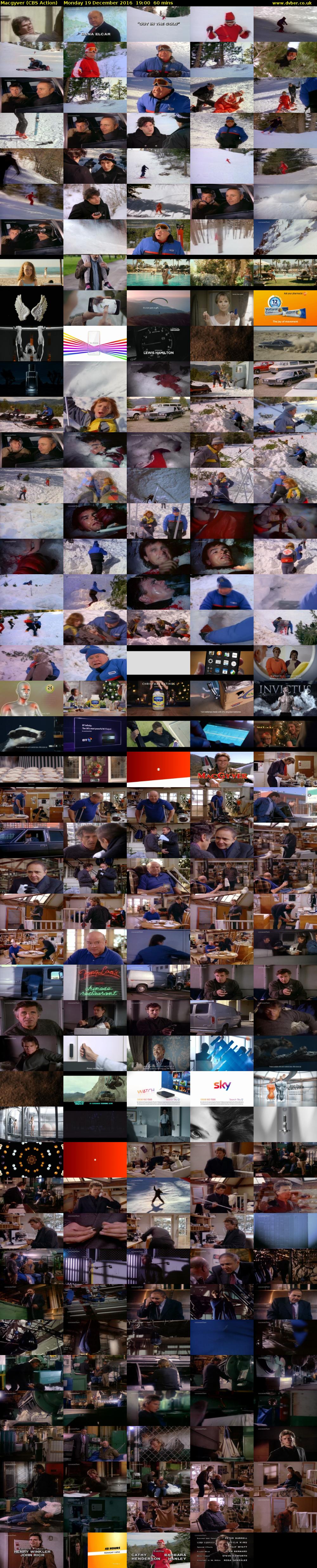 Macgyver (CBS Action) Monday 19 December 2016 19:00 - 20:00