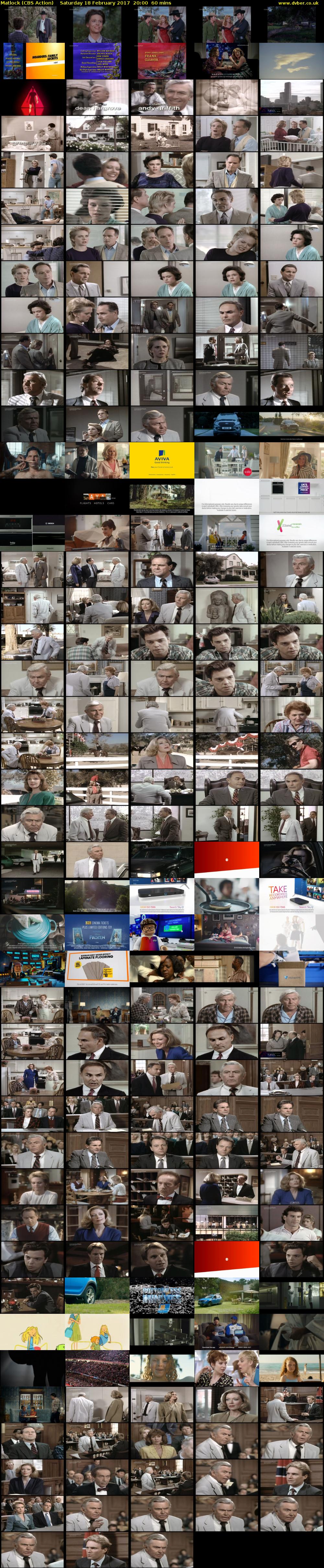 Matlock (CBS Action) Saturday 18 February 2017 20:00 - 21:00