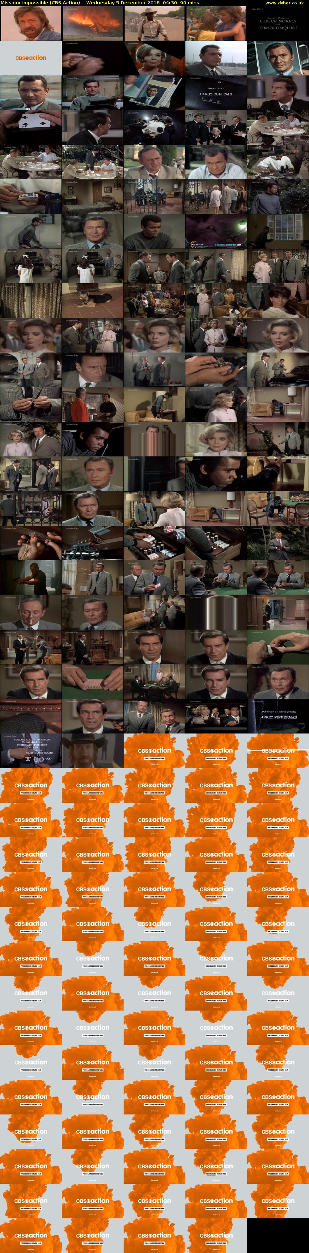 Mission: Impossible (CBS Action) Wednesday 5 December 2018 04:30 - 06:00